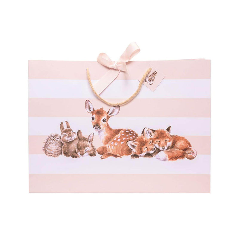 Wrendale Designs by Hannah Dale Little Wren Large Gift Bag - Little Forest