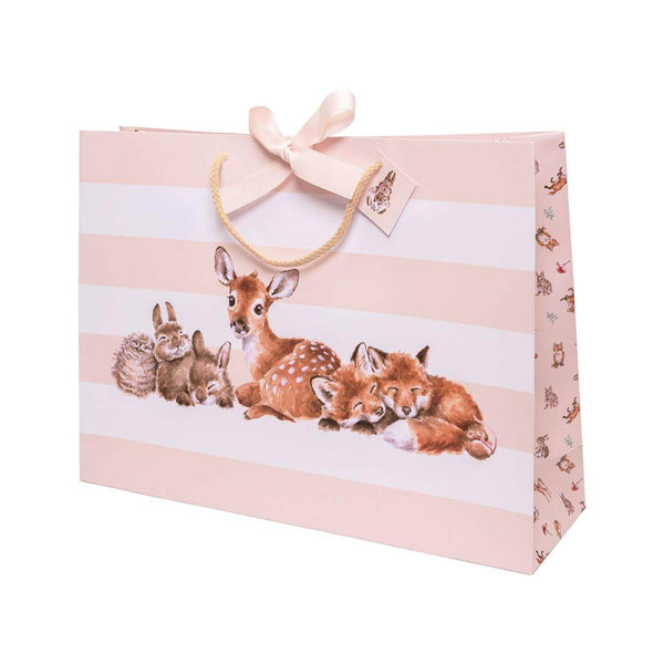 Wrendale Designs by Hannah Dale Little Wren Large Gift Bag - Little Forest