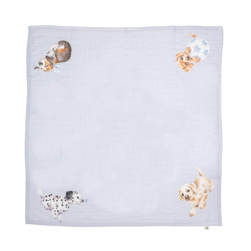 Wrendale Designs by Hannah Dale Little Wren 100% Cotton Muslin Gift Set - Little Paws