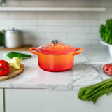 Le Creuset Signature 14cm Cast Iron Round Casserole - Volcanic