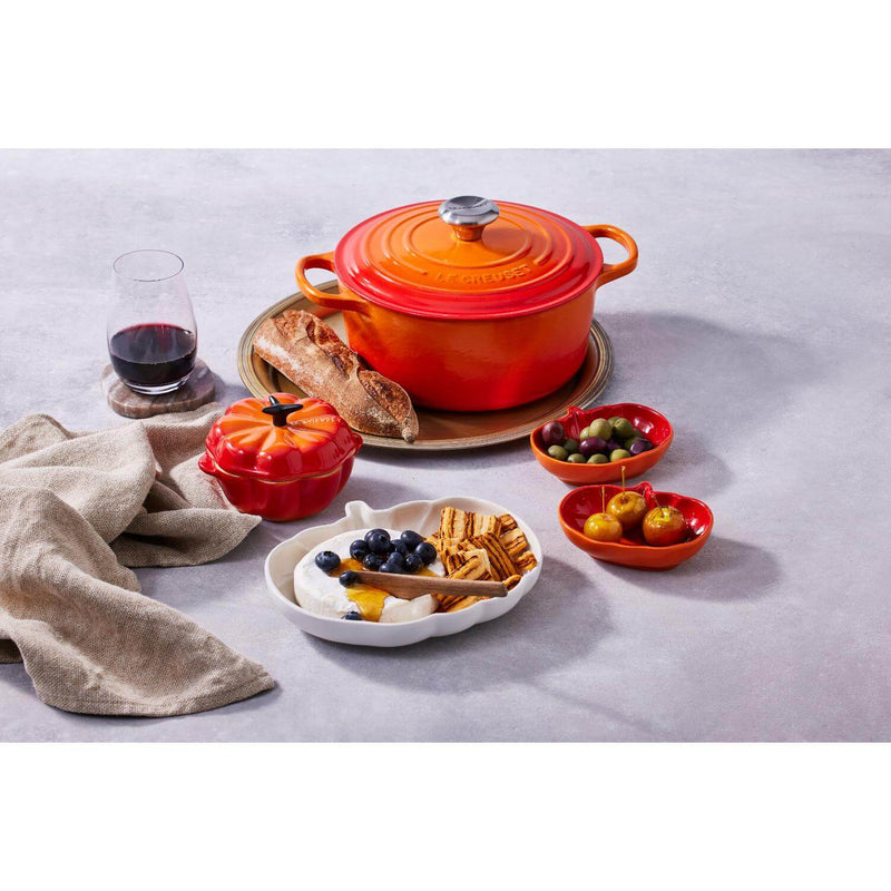 Le Creuset Halloween Stoneware Pumpkin Butter Dish - Volcanic