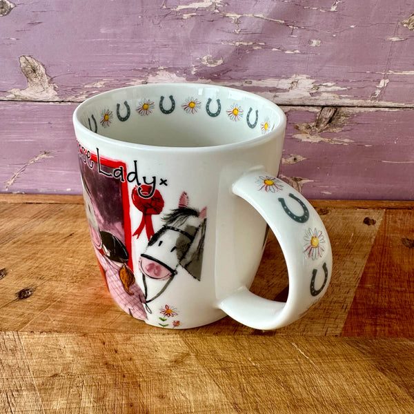 Alex Clark 400ml Bone China Mug - Crazy Horse Lady