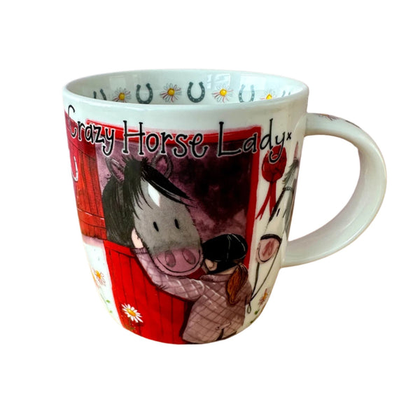 Alex Clark 400ml Bone China Mug - Crazy Horse Lady