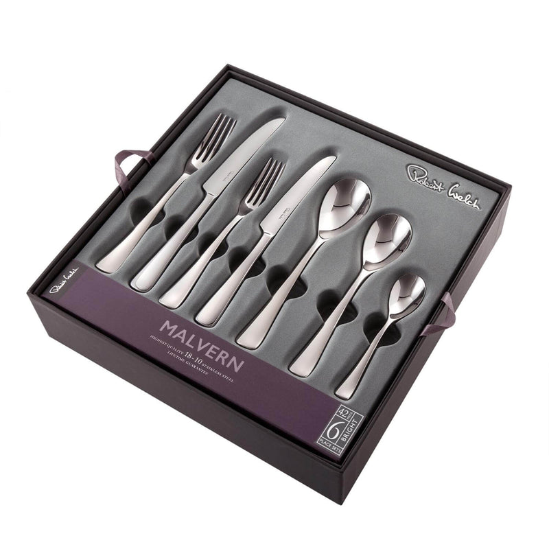 Robert Welch Malvern Bright Stainless Steel Cutlery Set - 42 Piece