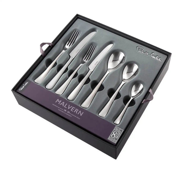 Robert Welch Malvern Bright Stainless Steel Cutlery Set - 56 Piece