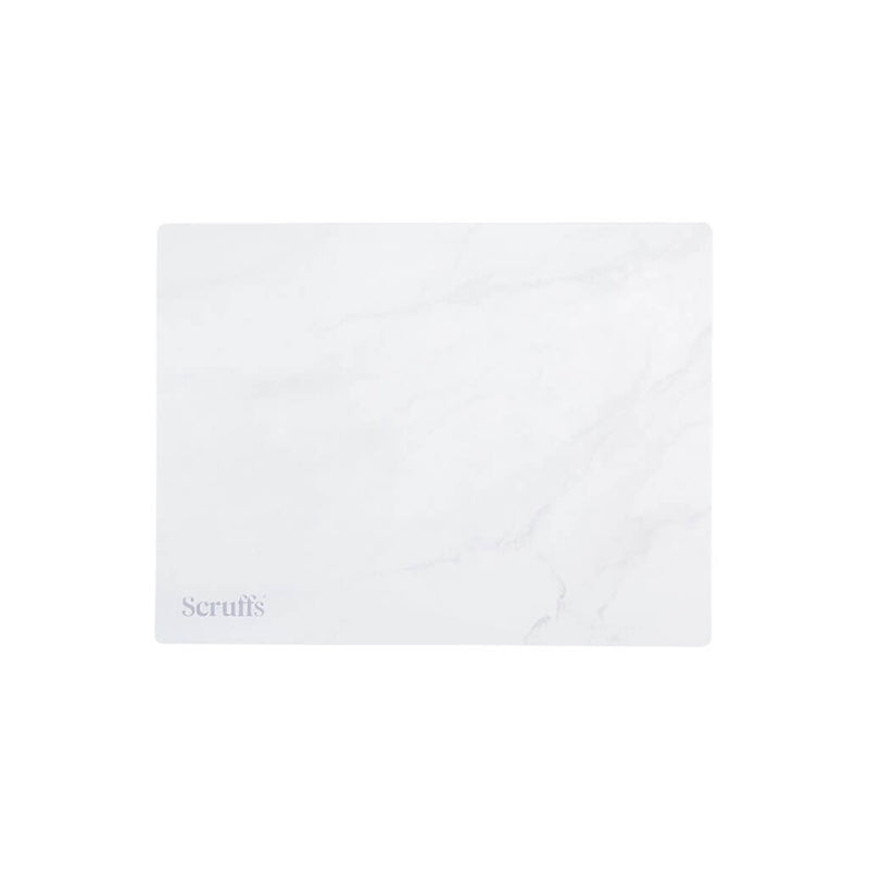 Scruffs® 40cm x 30cm Pet Placemat - White Marble