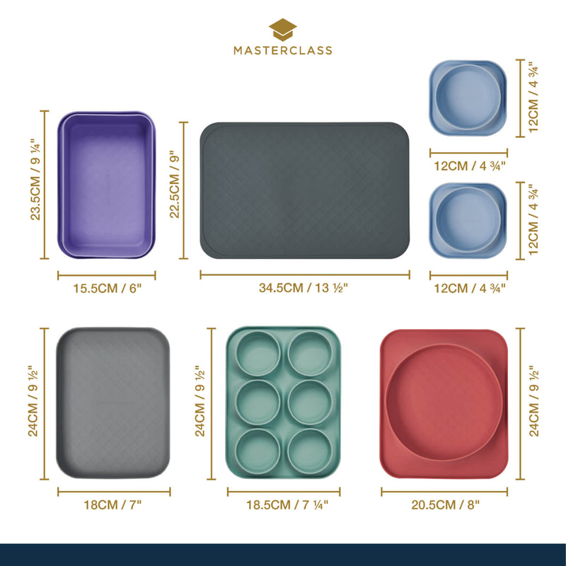 Masterclass 7-Piece Ultimate Silicone Bakeware Set