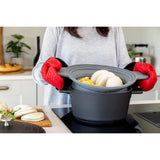 Masterclass 2-in-1 Collapsible Silicone Steam & Strain Colander