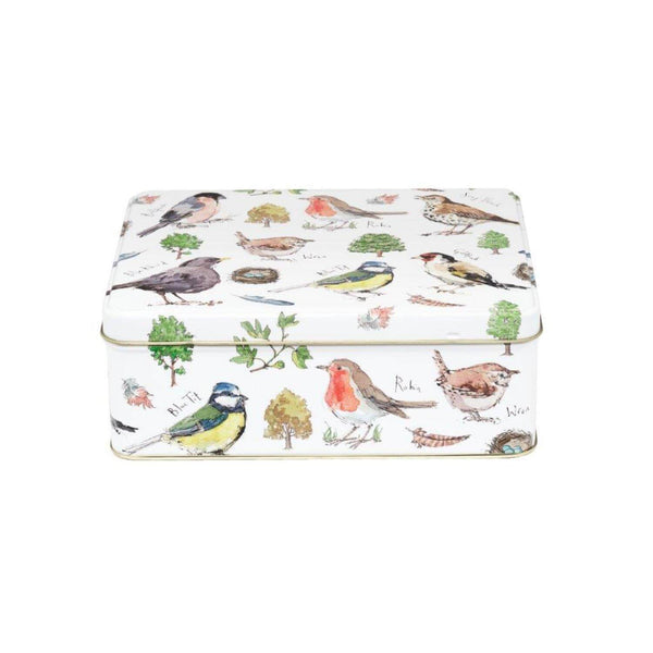 Madeleine Floyd Deep Rectangular Tin - Birds