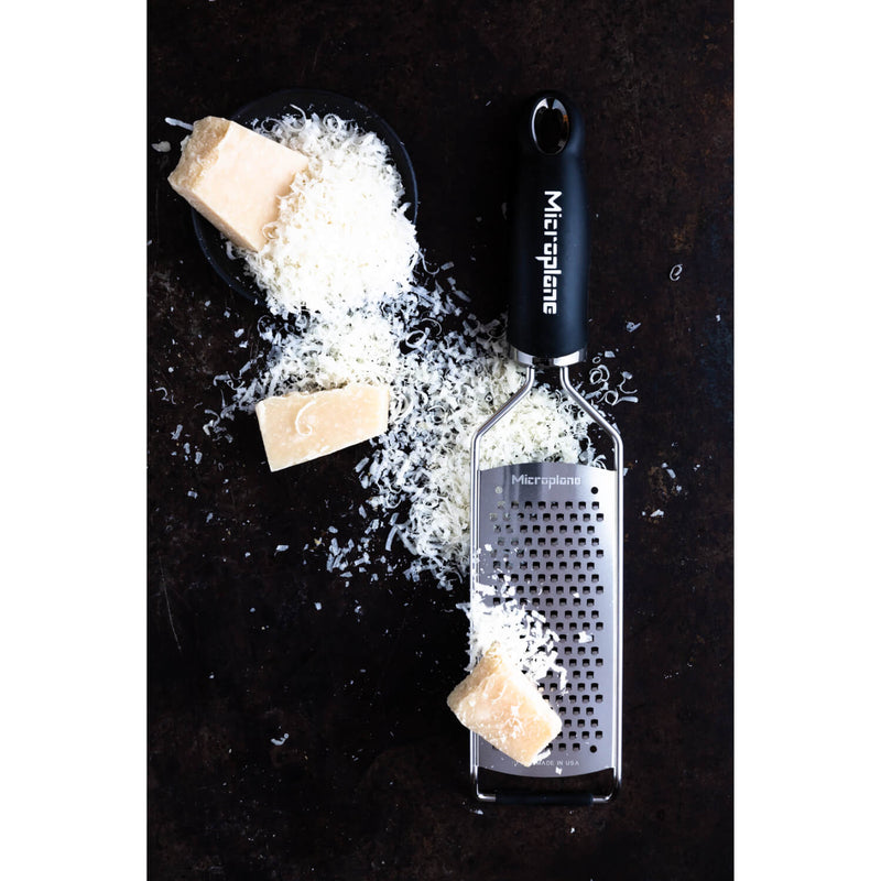 Microplane Gourmet Series Coarse Cheese Grater - Black