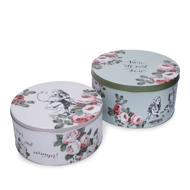 Mikasa V&A Alice In Wonderland Cake Tins - Set Of 2