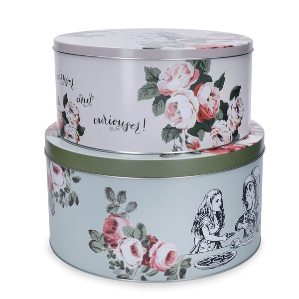 Mikasa V&A Alice In Wonderland Cake Tins - Set Of 2