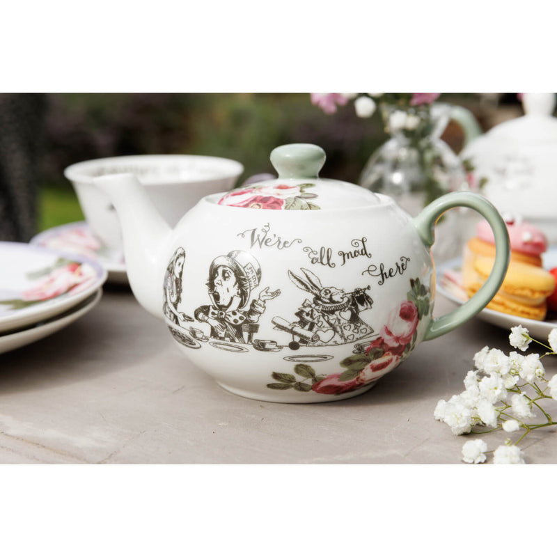 Mikasa V&A Alice In Wonderland Bone China Mini Teapot