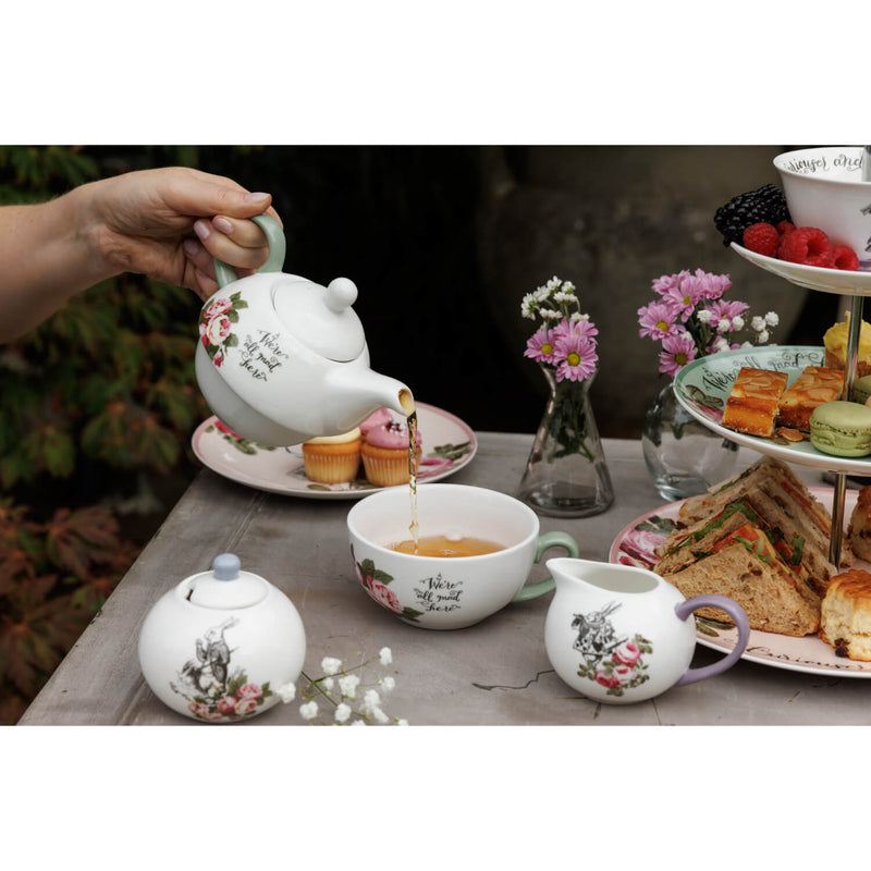 Mikasa V&A Alice In Wonderland Bone China Tea For One Teapot