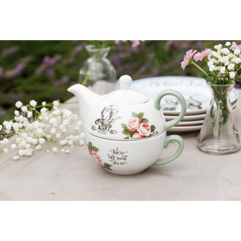 Mikasa V&A Alice In Wonderland Bone China Tea For One Teapot