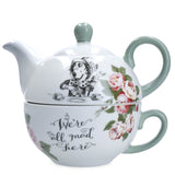 Mikasa V&A Alice In Wonderland Bone China Tea For One Teapot