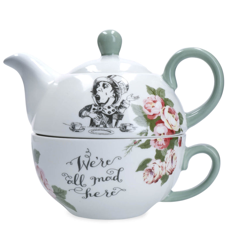 Mikasa V&A Alice In Wonderland Bone China Tea For One Teapot