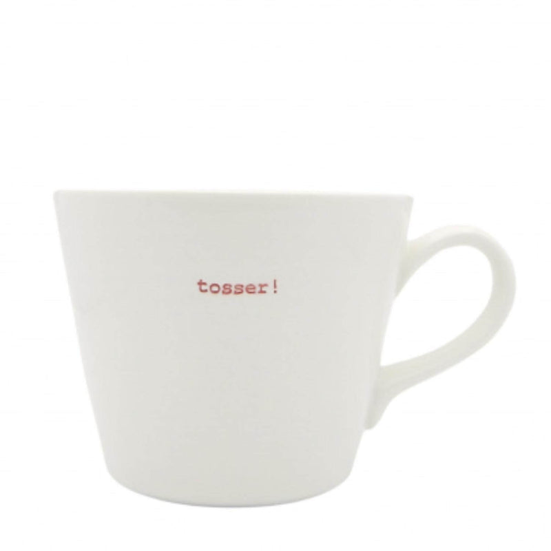 Keith Brymer Jones Word Range Bucket Mug - Tosser