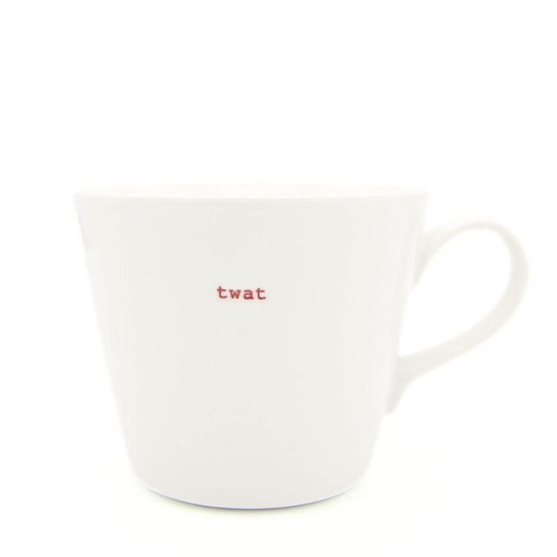 Keith Brymer Jones Word Range Bucket Mug - Twat