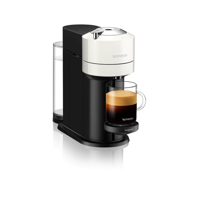 Magimix 11710 Nespresso Vertuo Next Coffee Machine + Aeroccino Milk Frother - White