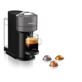 Magimix 11711 Nespresso Vertuo Next Coffee Machine + Aeroccino Milk Frother - Dark Grey