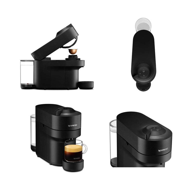 Magimix 11743 Nespresso Vertuo Pop Coffee Machine + Barista Bundle - Black