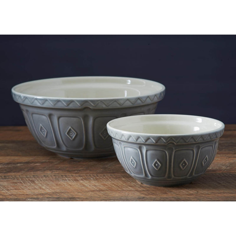 Mason Cash Colour Mix 29cm Stoneware Mixing Bowl - Grey