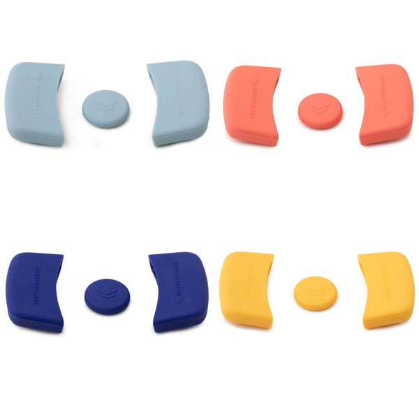 Masterclass 3-Piece Silicone Casserole Handle Grippers - Assorted Colours