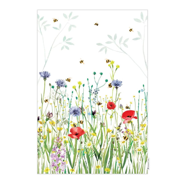 National Trust 100% Organic Cotton Tea Towel - Bees