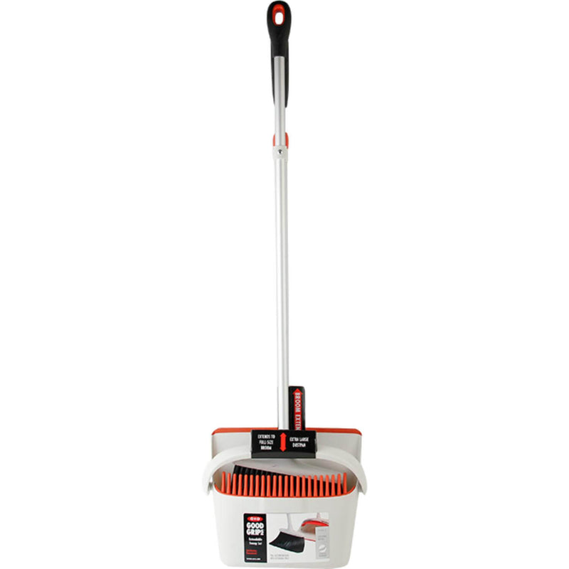 OXO Good Grips Large Sweep Set with Extendable Broom