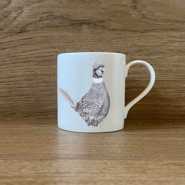 Katherine Sheard Fine China 380ml Mug - Perry Pheasant