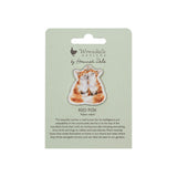 Wrendale Designs by Hannah Dale Pin Badge - Contentment - Fox