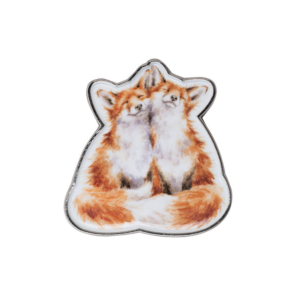 Wrendale Designs by Hannah Dale Pin Badge - Contentment - Fox