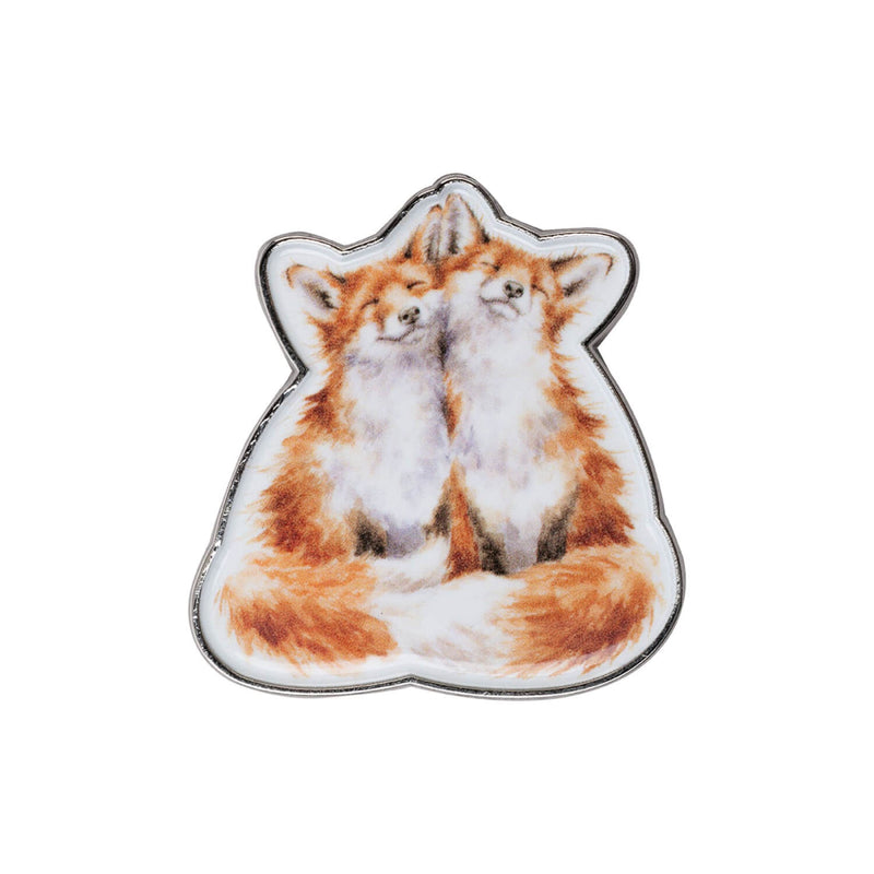 Wrendale Designs by Hannah Dale Pin Badge - Contentment - Fox