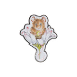 Wrendale Designs by Hannah Dale Pin Badge - Oops A Daisy - Mouse