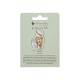 Wrendale Designs by Hannah Dale Pin Badge - Feline Good - Cat