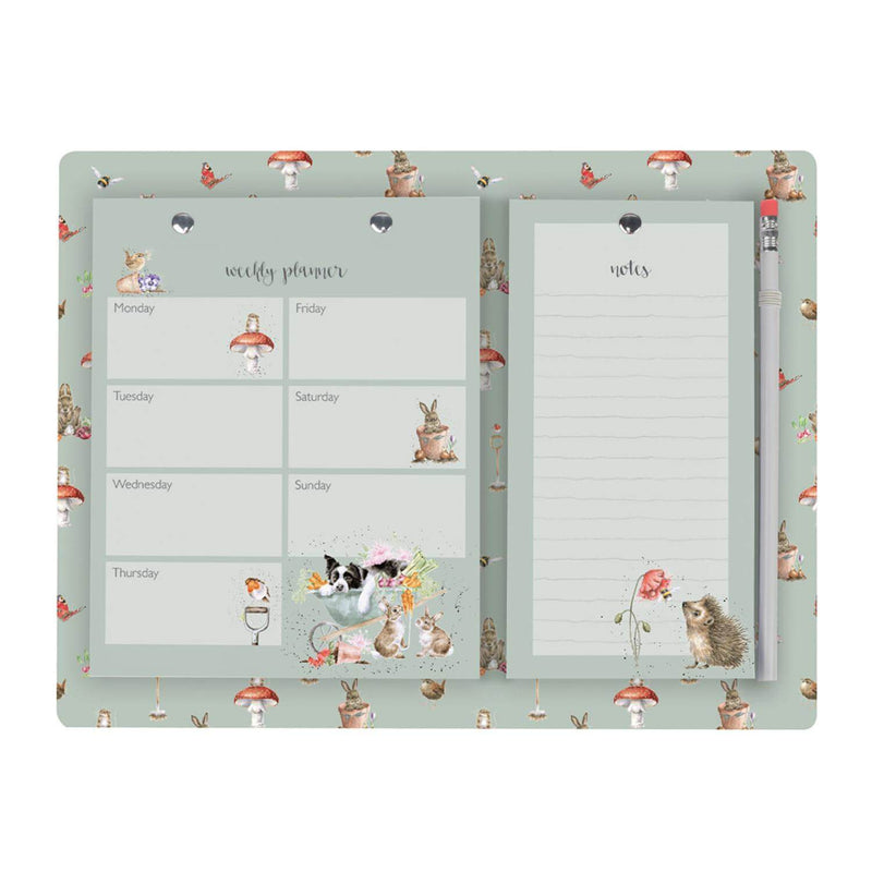 Wrendale Designs by Hannah Dale Weekly Shopping & Planner Pad - Garden Friends