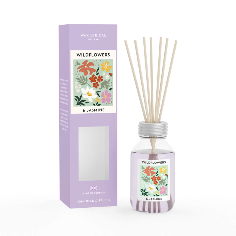 Wax Lyrical 100ml Reed Diffuser - Wildflowers & Jasmine