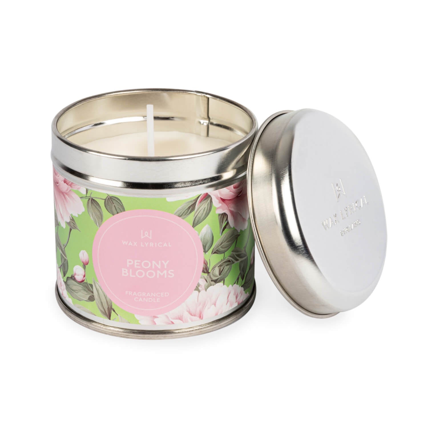 Buy Wax Lyrical | Scented Candle Tin - Peony Blooms – Potters Cookshop