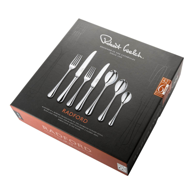 Robert Welch Radford Satin Stainless Steel Cutlery Set - 42 Piece