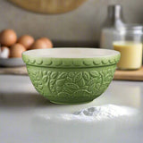 Mason Cash In The Forest 21cm Stoneware Mixing Bowl - Green, Hedgehog