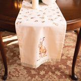 Wrendale Designs by Hannah Dale 100% Cotton Fabric Table Runner - Woodlanders