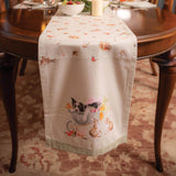 Wrendale Designs by Hannah Dale 100% Cotton Fabric Table Runner - Garden Friends