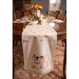 Wrendale Designs by Hannah Dale 100% Cotton Fabric Table Runner - Garden Friends