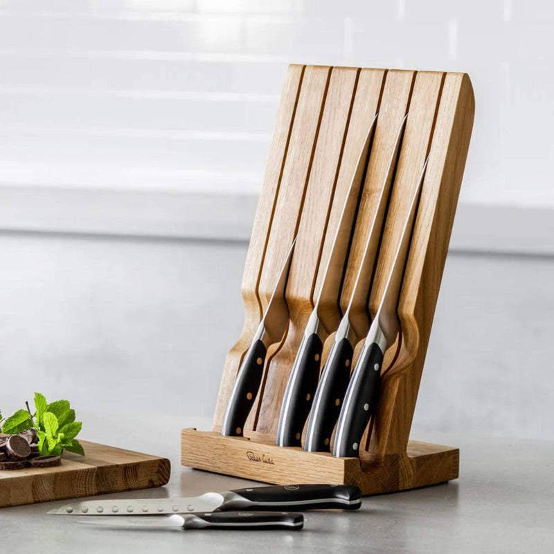 Robert Welch Professional V Angle 7 Piece Kitchen Knife Block Set