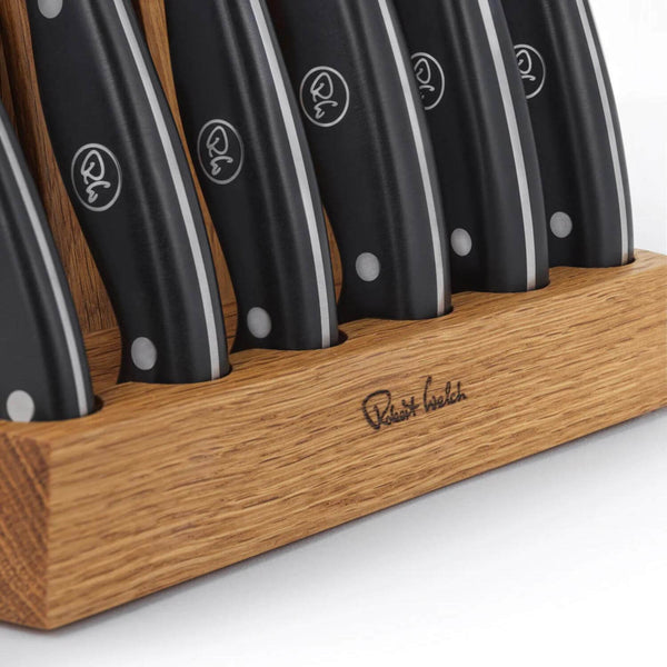 Robert Welch Professional V Angle 7 Piece Kitchen Knife Block Set