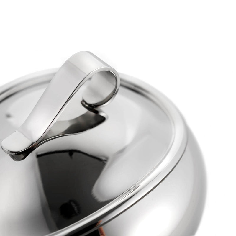 Robert Welch Drift 18|10 Mirror Polished Stainless Steel 150ml Sugar Pot with Lid