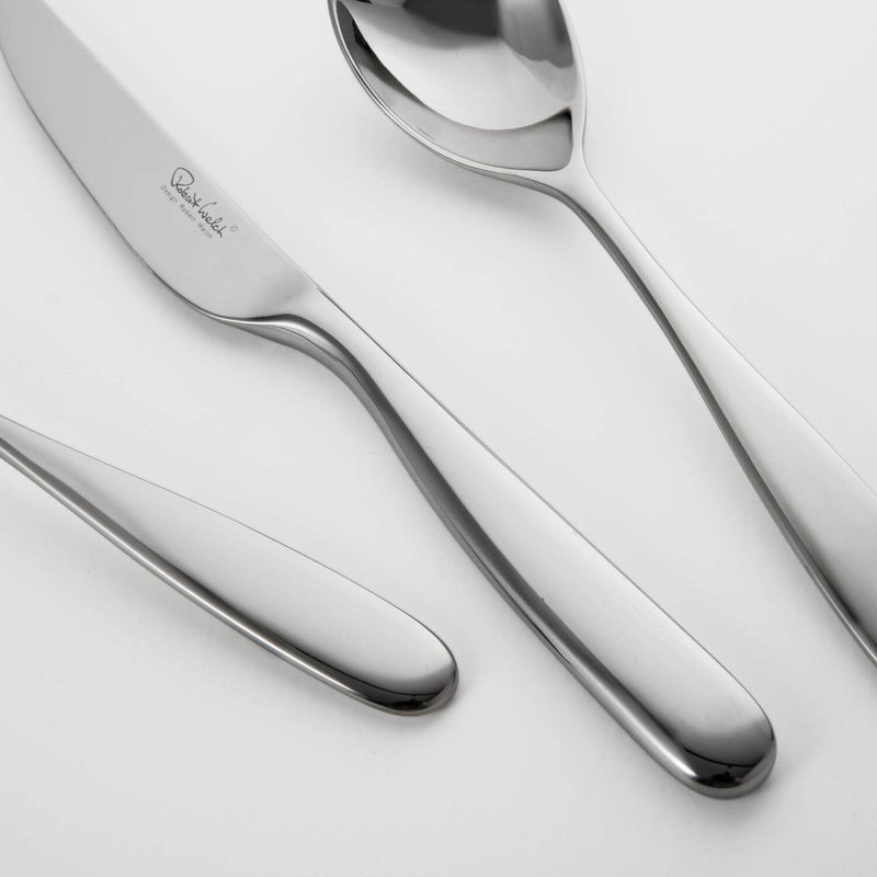 Robert Welch Stanton Bright Stainless Steel Cutlery Set - 24 Piece