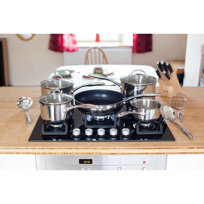 Stellar Profile 18|10 Stainless Steel 5-Piece Draining Saucepan Set