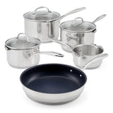 Stellar Profile 18|10 Stainless Steel 5-Piece Draining Saucepan Set